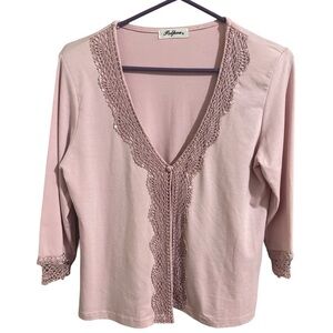 Beautiful Pink Cardigan Top!